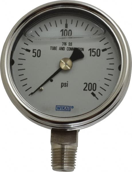 Pressure Gauge: 2-1/2