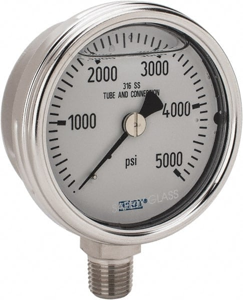 Pressure Gauge: 2-1/2