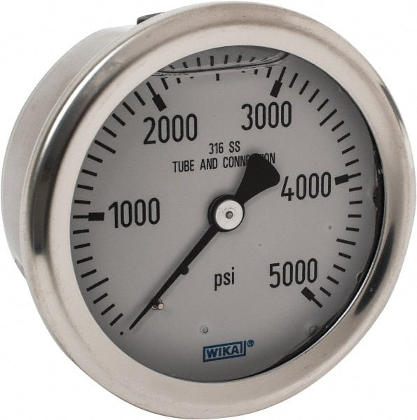 Pressure Gauge: 2-1/2