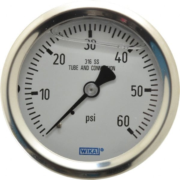 Pressure Gauge: 2-1/2