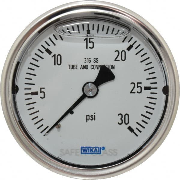 Pressure Gauge: 2-1/2