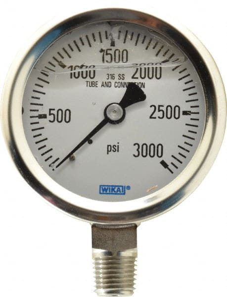 Pressure Gauge: 2-1/2