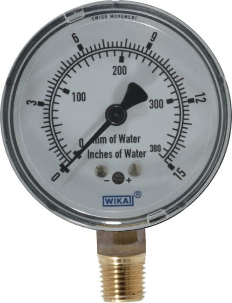 Pressure Gauge: 2-1/2