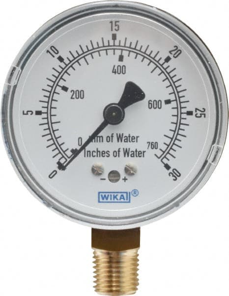 Pressure Gauge: 2-1/2