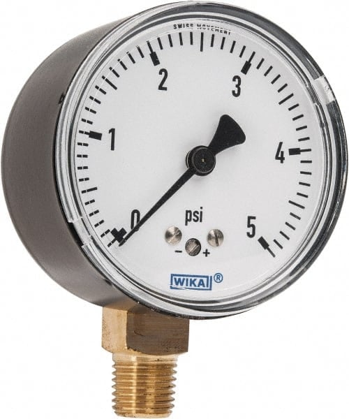 Pressure Gauge: 2-1/2