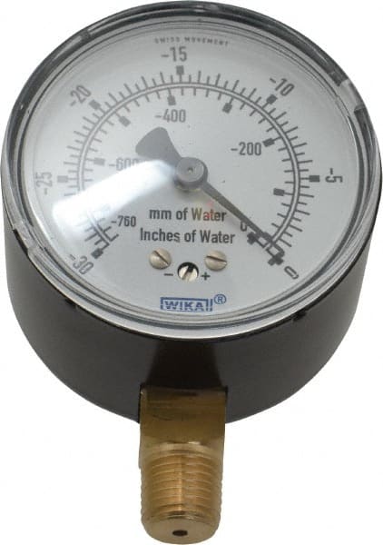 Pressure Gauge: 2-1/2