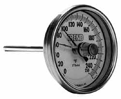 Bimetal Dial Thermometer: -100 to 150 ° MPN:30025A001G4MM