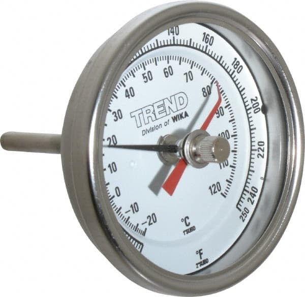 Bimetal Dial Thermometer: 0 to 250 ° MPN:30025A006G4MM