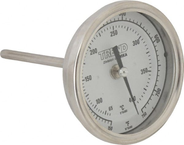 Bimetal Dial Thermometer: 150 to 750 ° MPN:30040A011G4