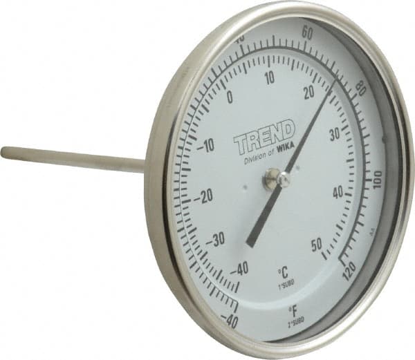 Bimetal Dial Thermometer: -40 to 120 ° MPN:50060A002G4