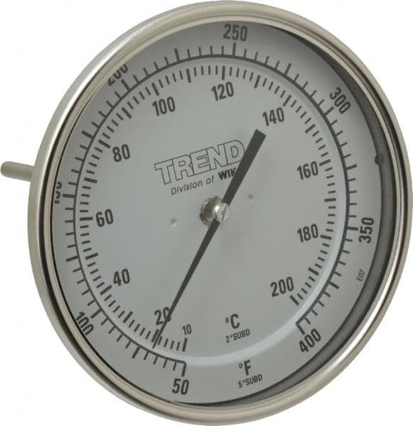 Bimetal Dial Thermometer: 50 to 400 ° MPN:50060A009G4