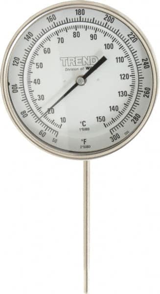 Bimetal Dial Thermometer: 50 to 300 ° MPN:52060A008G4