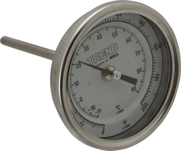 Bimetal Dial Thermometer: 0 to 200 ° MPN:52887549