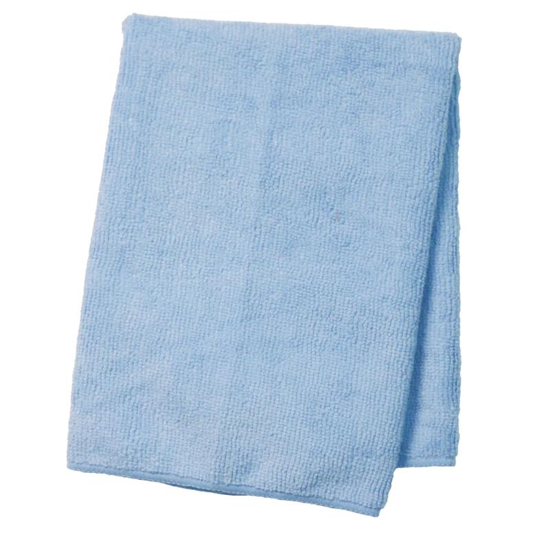 Wilen Standard Duty Microfiber Cloths, 16in, Blue, Pack Of 12 (Min Order Qty 5) MPN:E710016