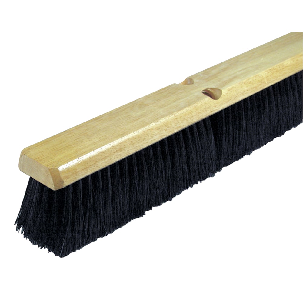 Wilen Black Tampico Push Broom, 18in, Pack Of 12 MPN:F006018
