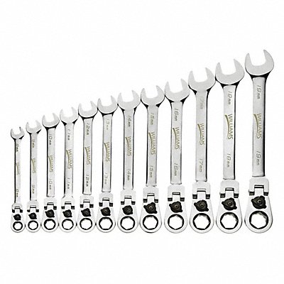 Wrench Set Flex-Head 12 pcs. MPN:MWS-12RCF