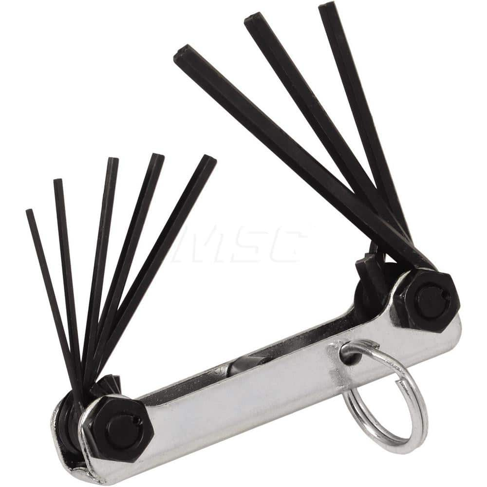 Hex Key Sets, Tool Type: Tethered Folding Hex Keys Set , Handle Type: Fold Away , Measurement Type: Inch , Hex Size Range (Inch): 1/4 - 3/16  MPN:WS-45-TH