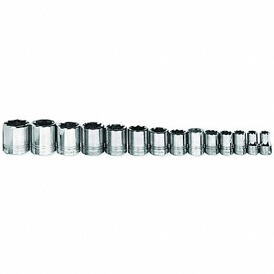 Standard Socket Set 1/2 D 8Pt 14pcs. SAE MPN:WSS-814RC