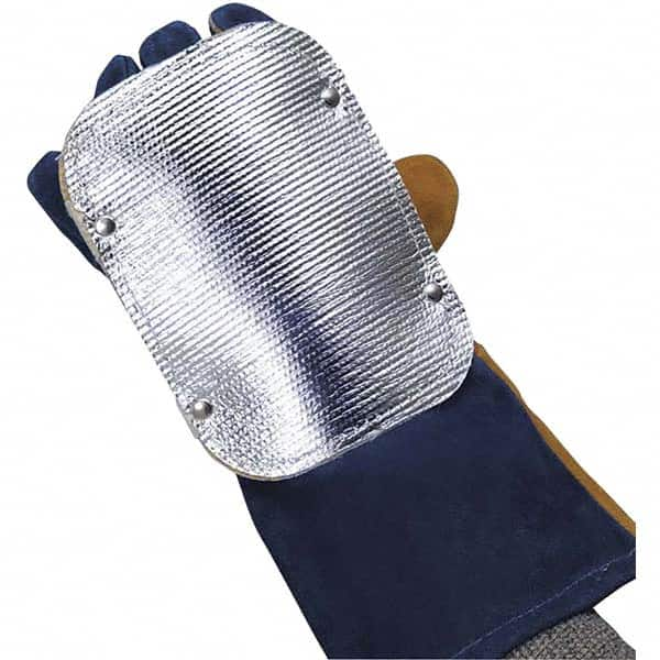 Glove Pad: Silver & Yellow, Aluminized Fiberglass MPN:36680