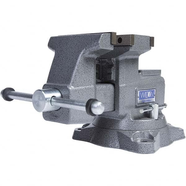 Bench & Pipe Combination Vise: 10-3/4 (Reversed) & 6-3/4