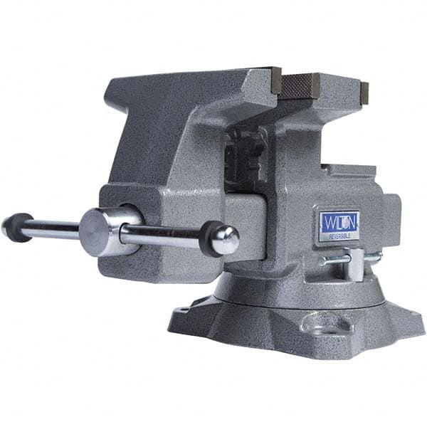 Bench & Pipe Combination Vise: 12-3/4
