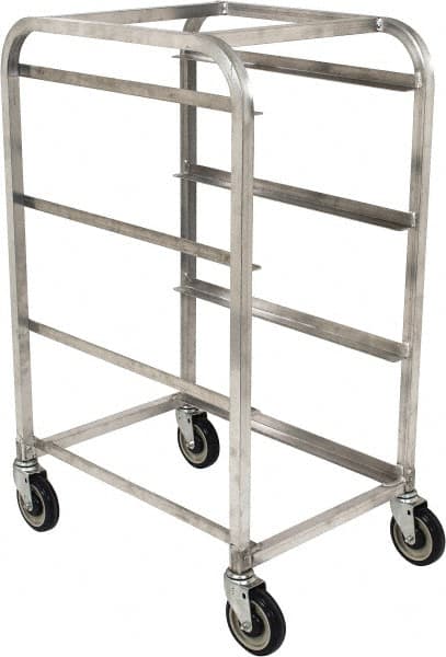 Tote Utility Cart: Aluminum, Gray MPN:104264