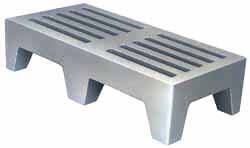 Polyethylene Dunnage Rack: 2,200 lb Capacity MPN:207765