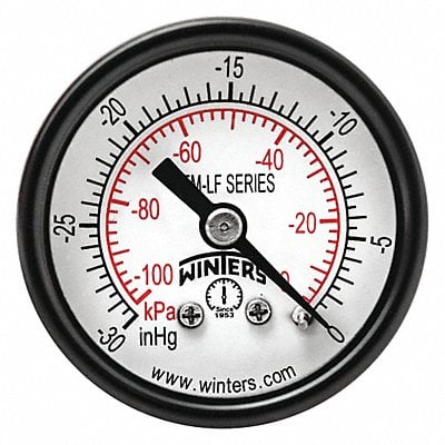 Gauge Pressure 1-1/2in 30in. Hg Vac to 0 MPN:PEM1397LF