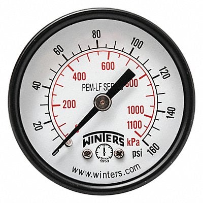 Gauge Pressure 2in. 0 to 160 psi MPN:PEM1408LF