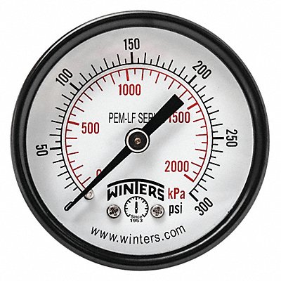 J1387 Gauge Pressure 2in. 0 to 300 psi MPN:PEM1411LF