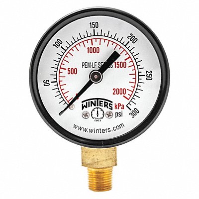 J1378 Gauge Pressure 2in. 0 to 300 psi MPN:PEM198LF