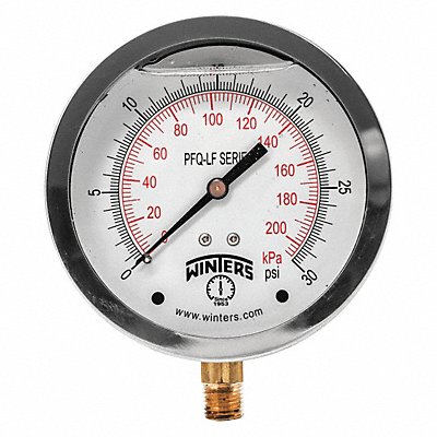 J1383 Gauge Pressure 4in. 0 to 30 psi MPN:PFQ709LF