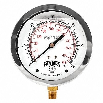 J1383 Gauge Pressure 4in. 0 to 60 psi MPN:PFQ710LF