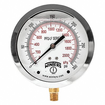 J1383 Gauge Pressure 4in. 0 to 300 psi MPN:PFQ714LF