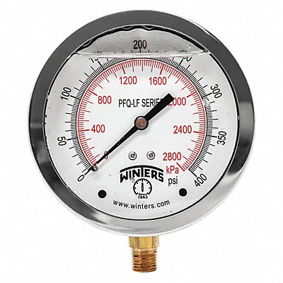 J1383 Gauge Pressure 4in. 0 to 400 psi MPN:PFQ715LF