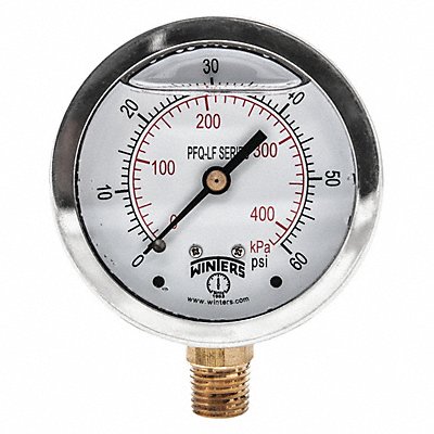 J1382 Gauge Pressure 0 to 60 psi 2-1/2 in MPN:PFQ803LF