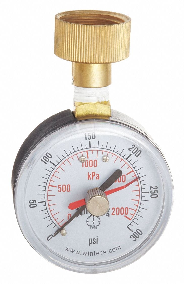 Pressure Gauge 2-1/2 Nominal Dial Size MPN:PETM217