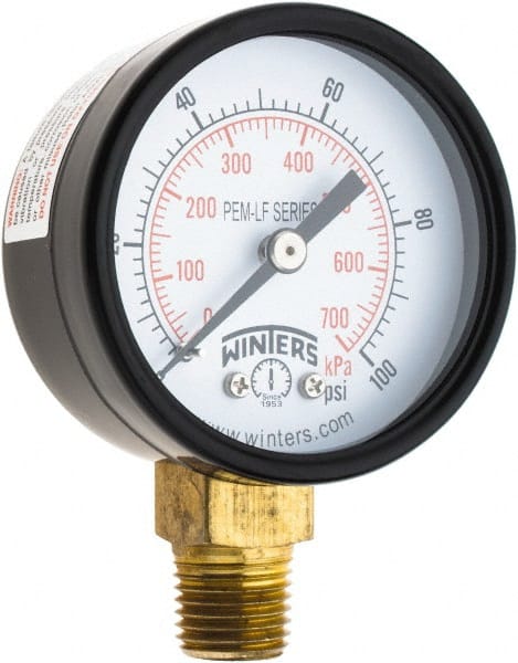 Pressure Gauge: 2