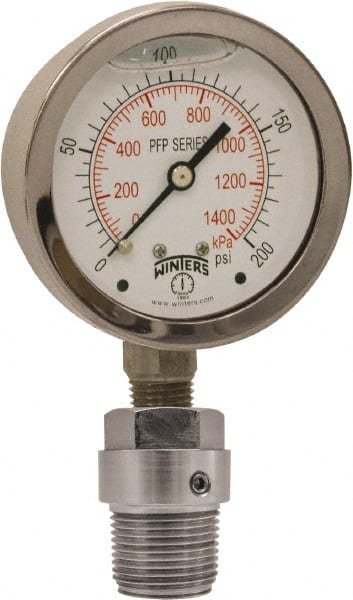 Pressure Gauge: 2-1/2