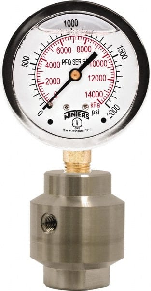 Pressure Gauge: 2-1/2