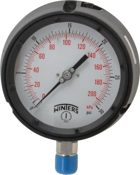 Pressure Gauge: 4-1/2