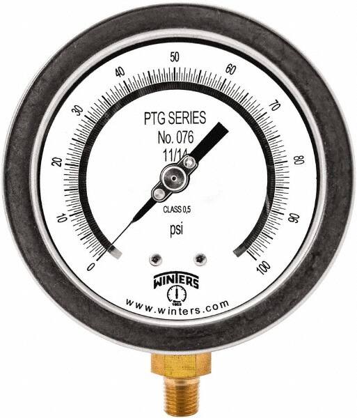 Pressure Test Gauges & Calibrators, Minimum PSI: 0 , Diameter (Decimal Inch): 4.00  MPN:PTG4003-TG4