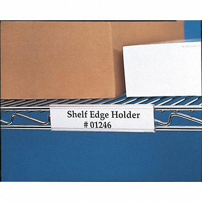 LblHldr Clear Matte Slide-In PK6 MPN:WR-1224