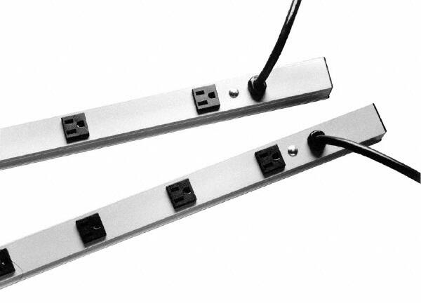 Power Outlet Strips, Amperage: 15 A, Amperage: 15 A, Voltage: 120 V, Number of Outlets: 10, Mount Type: Raceway, Number Of Outlets: 10, Mounting Type: Raceway MPN:4810ULBC