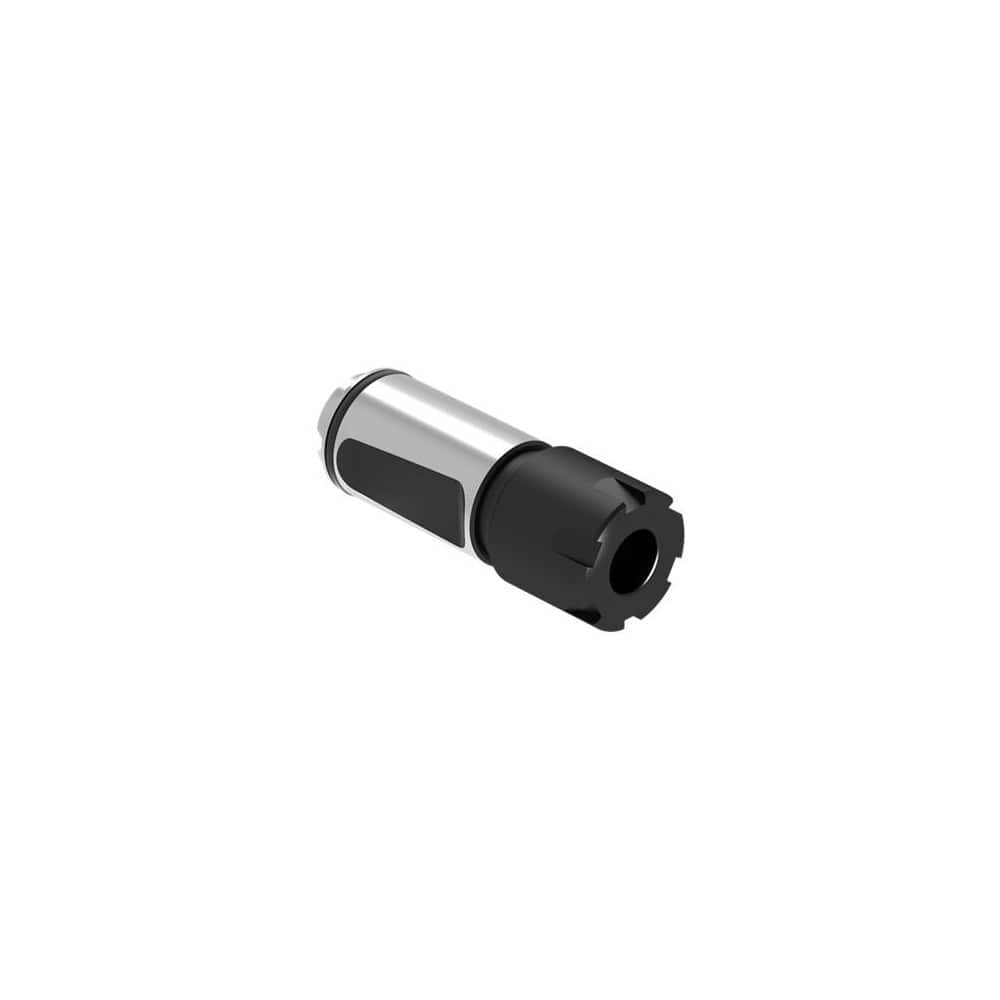 Collet Chuck: 1 to 13 mm Capacity, ER Collet, 20 mm Shank Dia, Straight Shank, Dual Contact MPN:7298406002