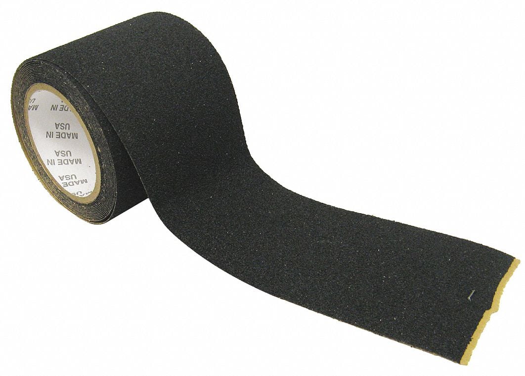 AntiSlip Tape 60 ftLx4 inW BLK 46 Grit MPN:MB0460R