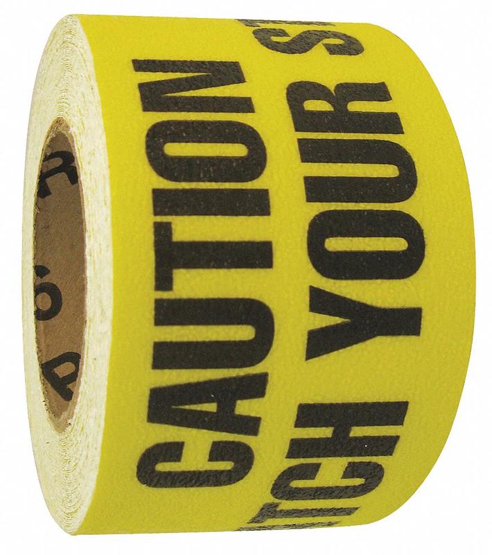 AntiSlip Tape 60 ftLx3 W BLK/YLW 46Grit MPN:MCWYS0360