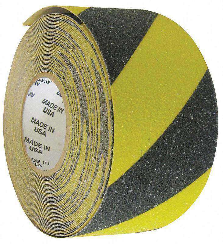 AntiSlip Tape 60 ftLx3 W BLK/YLW 46Grit MPN:MYBS0360R