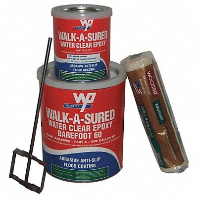 Anti-Slip Floor Coating Clear 1 gal Kit MPN:WAS60.CLR