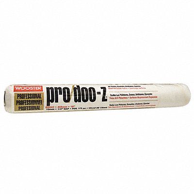 Paint Roller Cover 18 L 1/2 Nap Woven MPN:RR643 -18